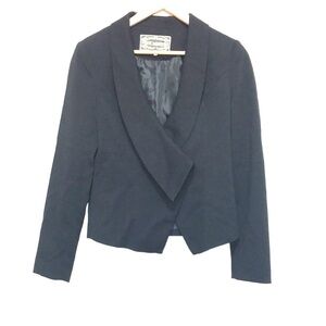 PINK Martini black collar blazer jacket size Small